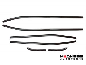 Jeep Renegade Door Trim - Side Window Molding Kit - Carbon Fiber 